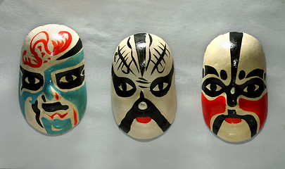 Image showing painted faces