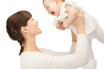 Image showing happy mother with baby