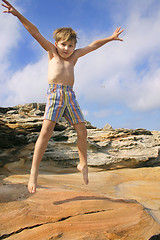 Image showing Jump for joy