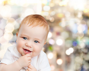 Image showing smiling little baby
