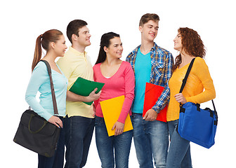 Image showing group of smiling teenagers