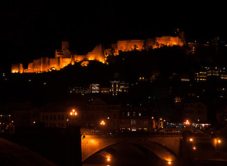 Image showing Romantic night Tbilisi