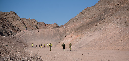 Image showing Israeli Soldiers on shooting ground