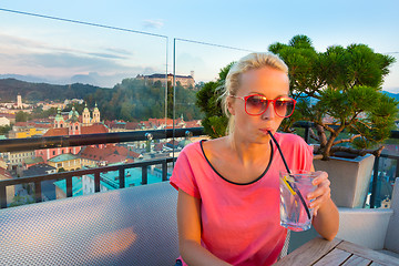 Image showing Panorama of Ljubljana, Slovenia, Europe.