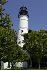 Image showing Key west lighthouse florida America usa united states