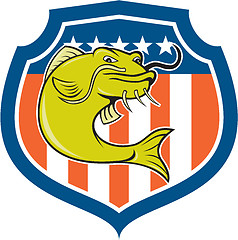 Image showing Catfish Angryfish Shield Cartoon