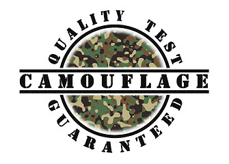 Image showing Quality test guaranteed stamp 