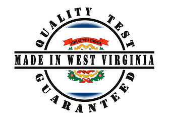 Image showing Quality test guaranteed stamp 