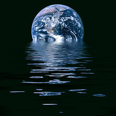 Image showing Melting Earth