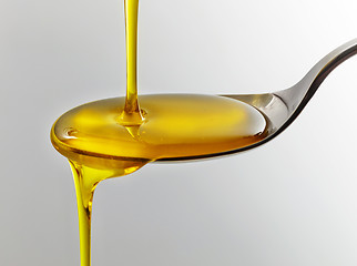 Image showing pouring cooking oil