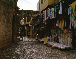 Image showing Street in Rhodes