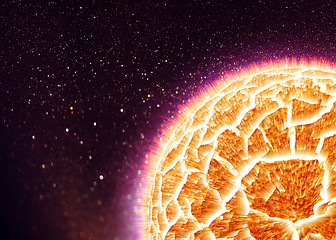 Image showing Simulated Planet explosion