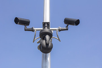 Image showing Three security camera