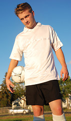 Image showing 
A soccer player in a field

A soccer player in a field
Soccer/F