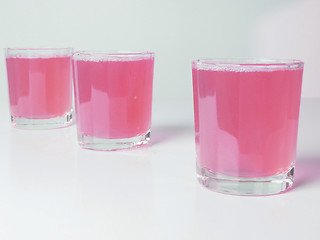 Image showing Pink grapefruit juice