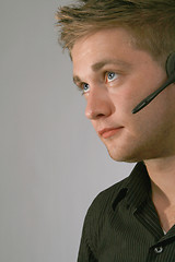 Image showing Man in Headset