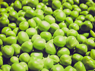 Image showing Retro look Peas picture