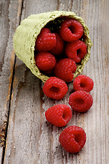 Image showing Raspberries