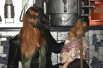 Image showing Gasmasks Girl