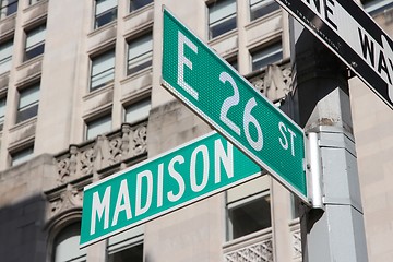 Image showing Madison Avenue