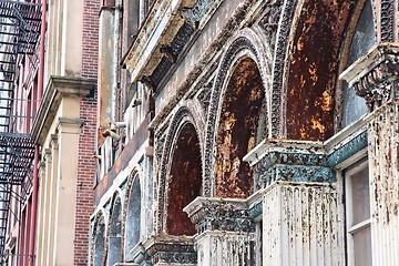 Image showing Philadelphia iron facades