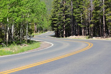 Image showing Rocky Mountains road