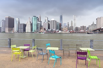 Image showing Manhattan from Brooklyn