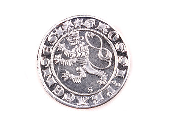 Image showing historical czech coin (silver)