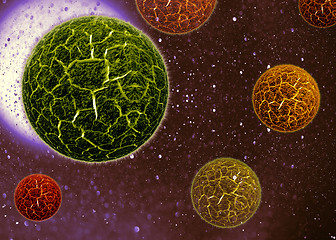 Image showing 3d cell virus