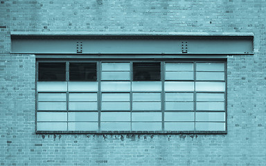Image showing Old industrial window