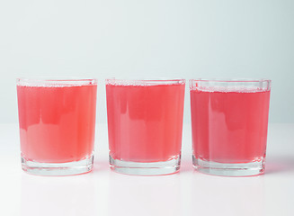 Image showing Pink grapefruit juice