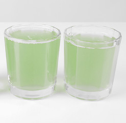 Image showing Green apple juice