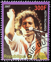 Image showing Keith Richards Stamp