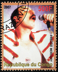 Image showing Freddie Mercury Stamp