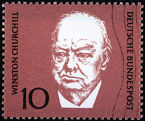 Image showing Churchill Stamp