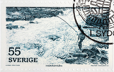 Image showing Salmon Fishing