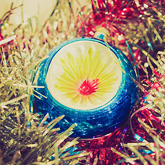 Image showing Retro look Baubles