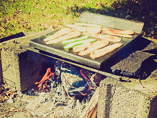 Image showing Retro look Barbecue picture