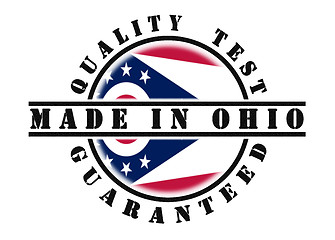 Image showing Quality test guaranteed stamp 