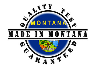 Image showing Quality test guaranteed stamp 