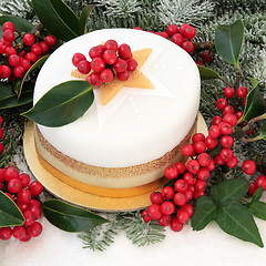 Image showing Christmas Cake