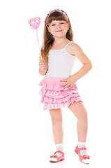 Image showing Girl with magic wand