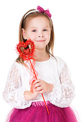 Image showing Girl with magic wand