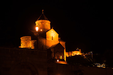 Image showing Romantic night Tbilisi