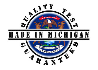 Image showing Quality test guaranteed stamp 