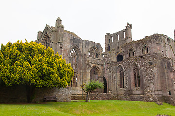 Image showing Ruins of an old monastery