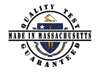 Image showing Quality test guaranteed stamp 