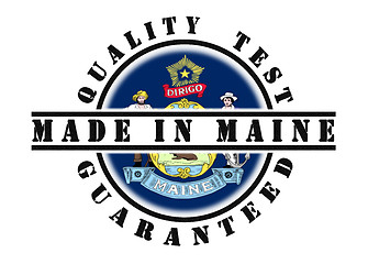 Image showing Quality test guaranteed stamp 