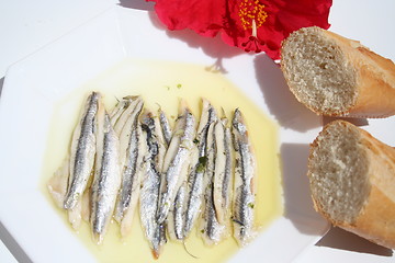 Image showing Spanish tapas - Boquerones