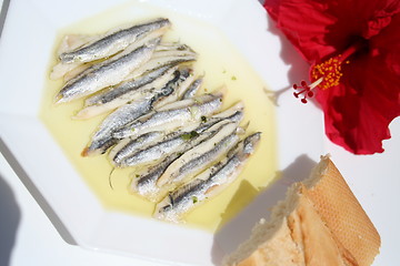 Image showing Spanish tapas - Boquerones